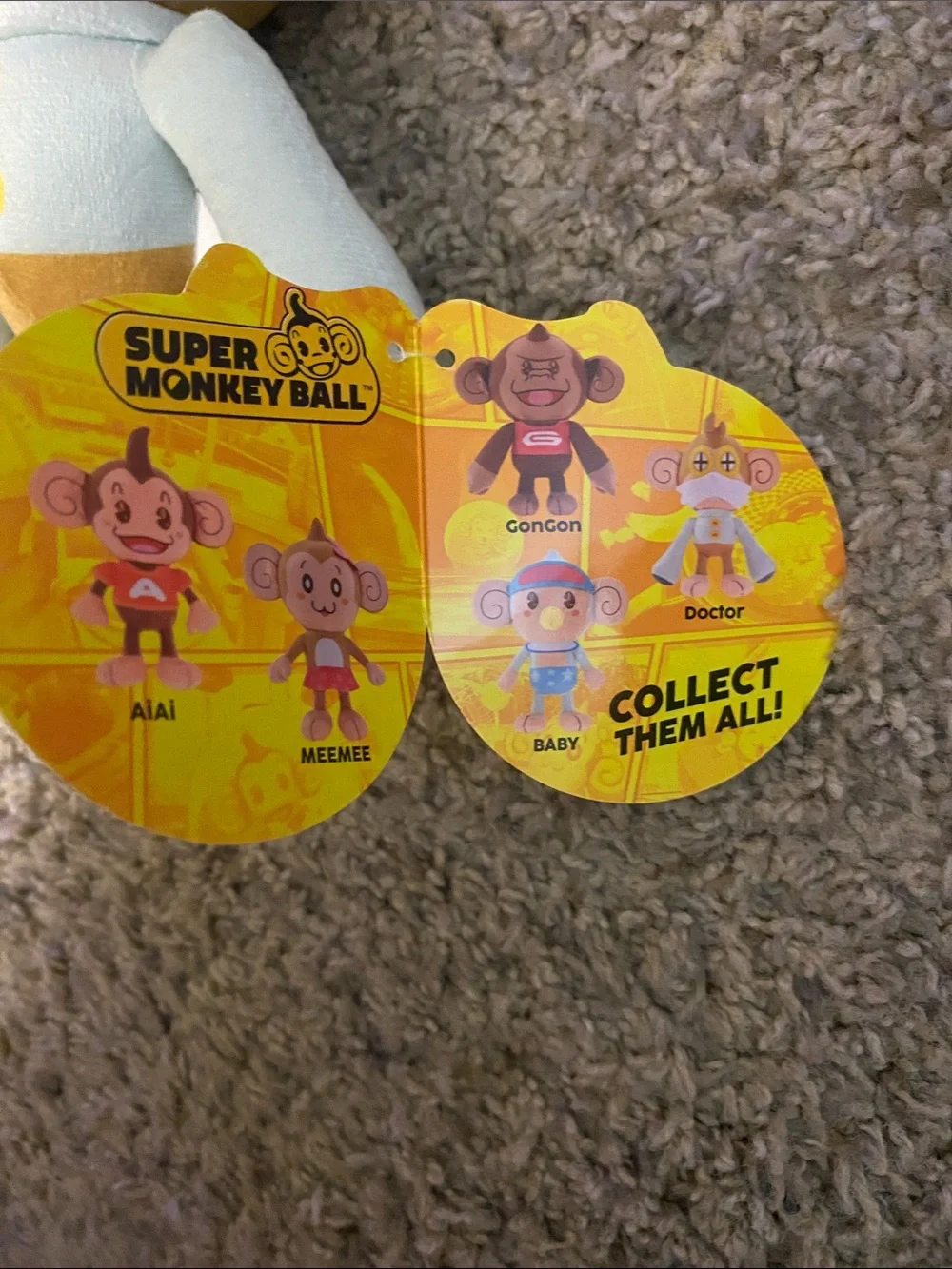Sega Toy Factory Super Monkey Ball Doctor Plush Stuffed Animal Toy.